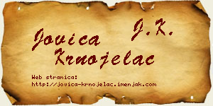 Jovica Krnojelac vizit kartica